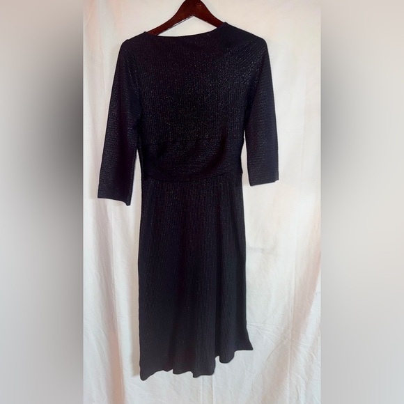 Anthropologie Akemi + Kin Tegan Dress S Black Sheath Shimmery. - Picture 4 of 5